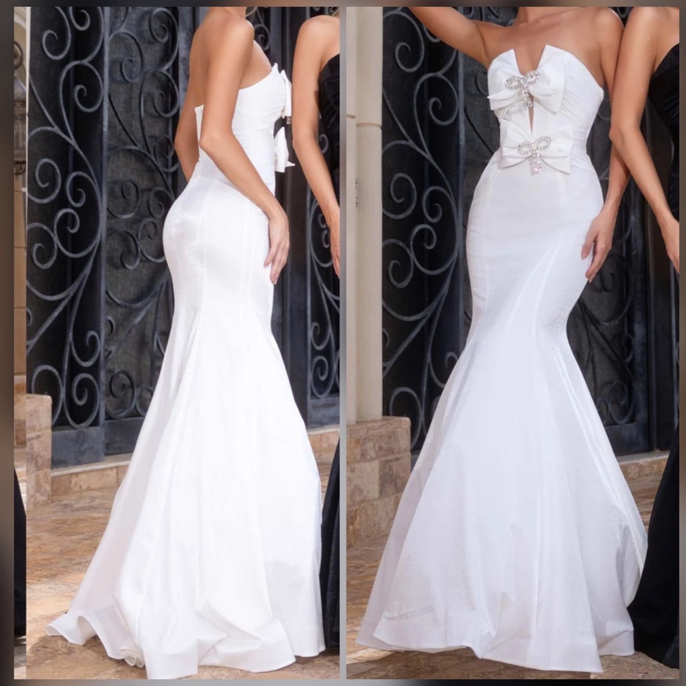 Unique wedding dress, reception gown, engagement, elopement party dress